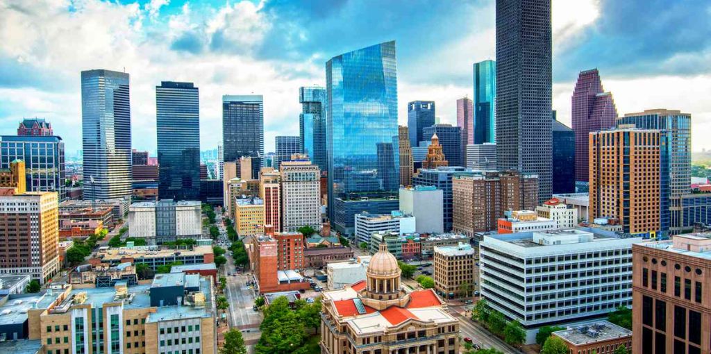 United Airlines Houston office in Texas