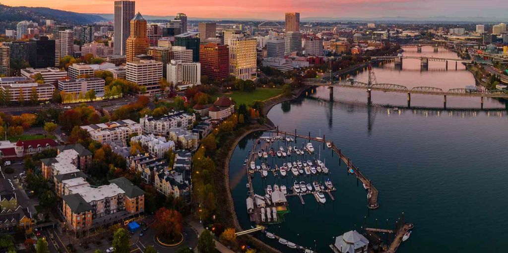 United Airlines Portland office in Oregon