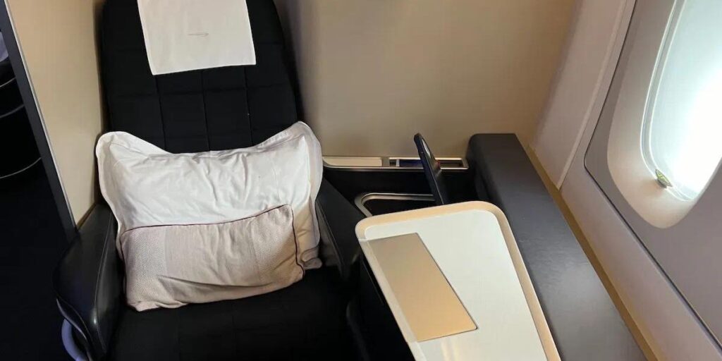 BA A380 First Class